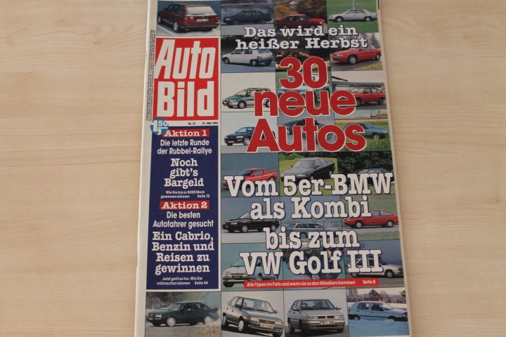 Deckblatt Auto Bild (21/1991)